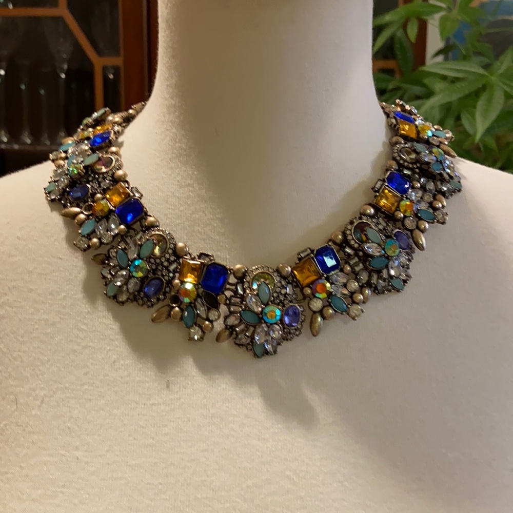 Stunning custom jeweled necklace